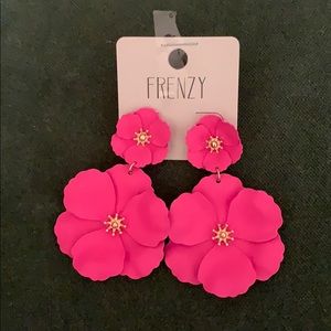 Flower earrings